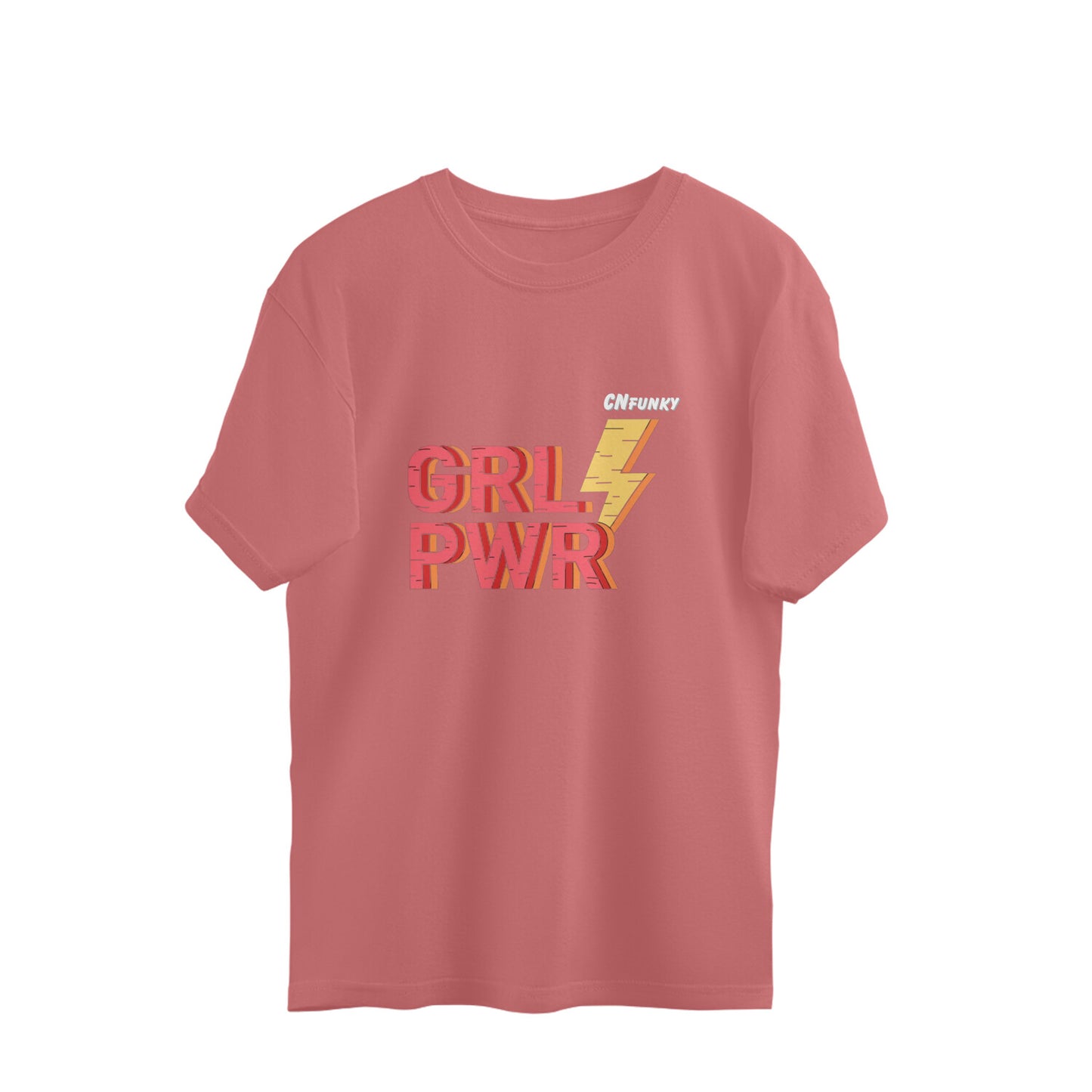 GRL PWR Over Sized Tshirt